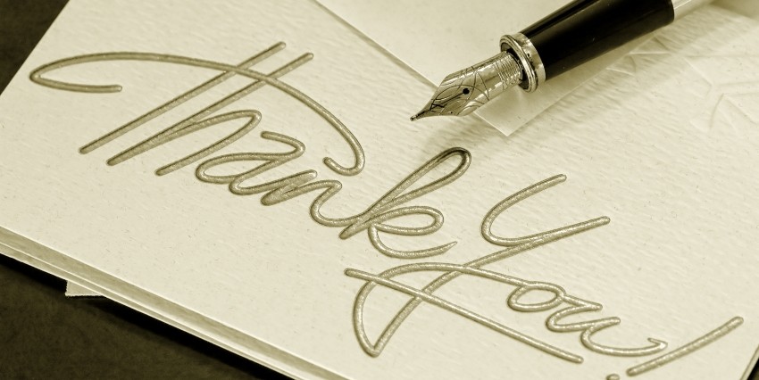 How To Write A Thank-You Note